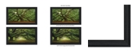 Trendy Decor 4U Tree Arbors 2-Piece Vignette by Moises Levy, Black Frame, 39" x 21"